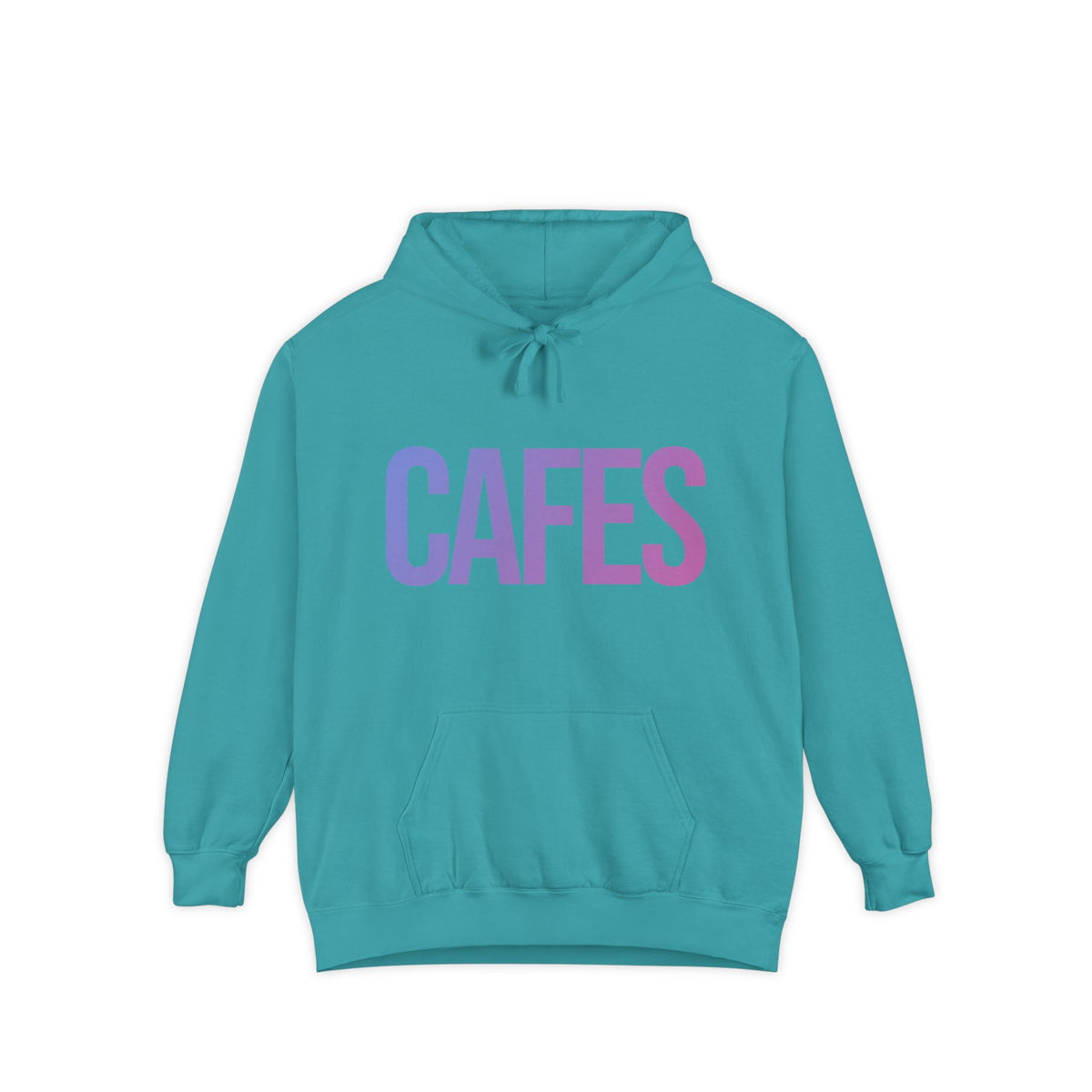 Teal Cafes Hoodie