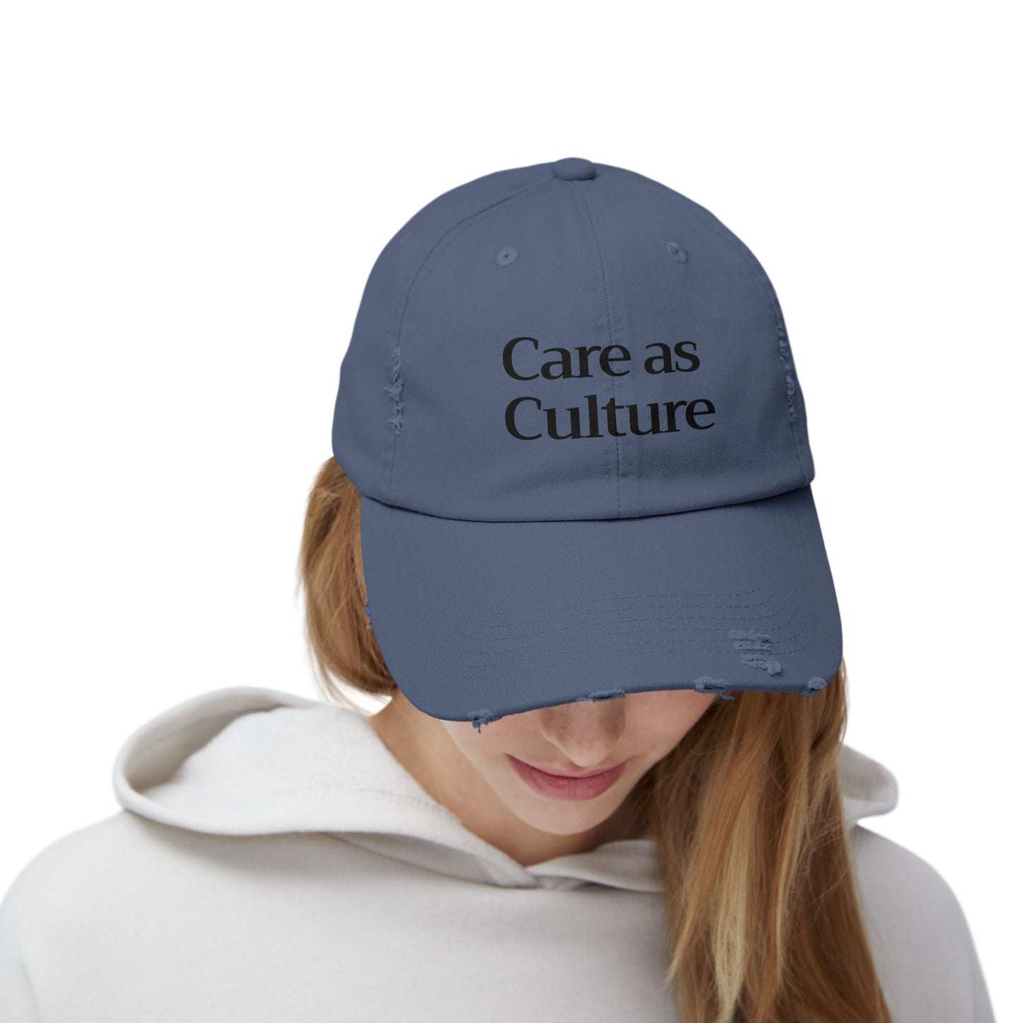 Care as Culture Distressed Hat